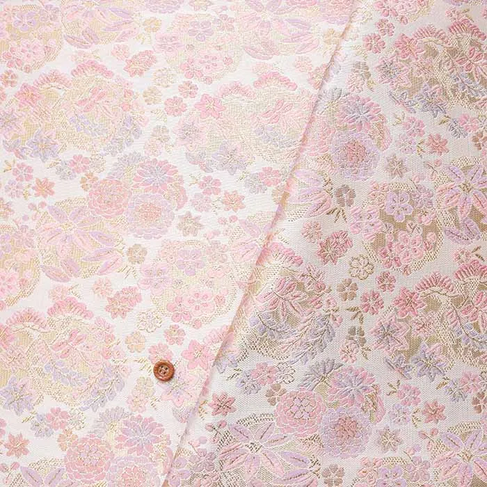 金襴　牡丹